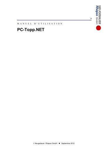 Programme transformation - PC-Topp - Neugebauer Rhapso GmbH