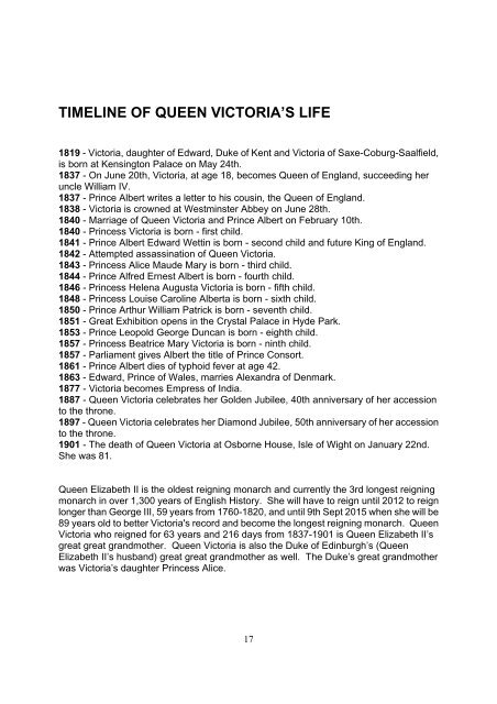 THE YOUNG VICTORIA PRODUCTION NOTES - Thecia
