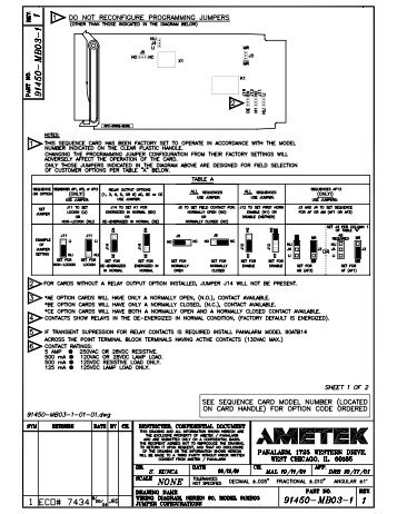 91450-MB03-1-01-01 Model (1) - AMETEK Power