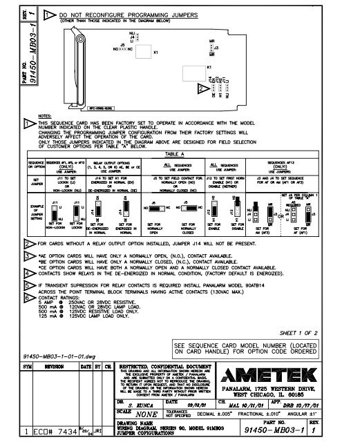 91450-MB03-1-01-01 Model (1) - AMETEK Power