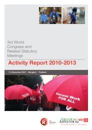Activity Report 2010-2013 - BWI 2013 World Congress