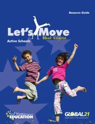 Let's Move Resource Guide - West Virginia Department of Education