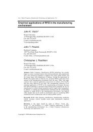 Empirical applications of RFID in the manufacturing environment ...