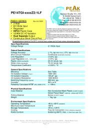 PE14TGI-xxxxZ2:1LF - PEAK electronics GmbH