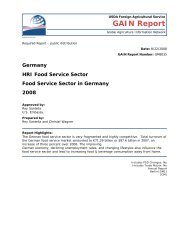 Germany HRI Food Service Sector Food Service Sector in Germany ...
