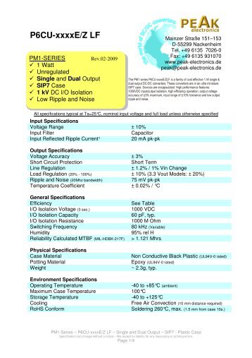 P6CU-xxxxE/Z LF