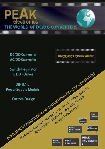 PEAK electronics GmbH AC DC Converter