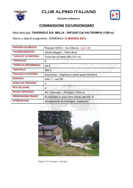 Download - CAI Sezione di Brescia
