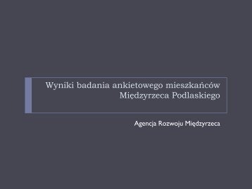 Zobacz wyniki badań - Międzyrzec Podlaski