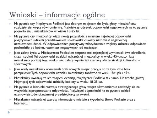 Zobacz wyniki badań - Międzyrzec Podlaski