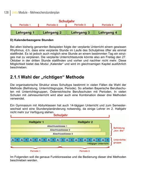 Das Handbuch zu allen weiteren Modulen - PEDAV