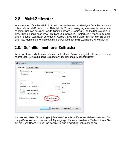 Das Handbuch zu allen weiteren Modulen - PEDAV