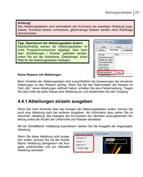 Das Handbuch zu allen weiteren Modulen - PEDAV