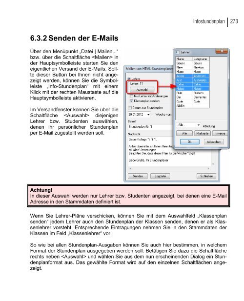 Das Handbuch zu allen weiteren Modulen - PEDAV