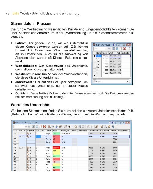 Das Handbuch zu allen weiteren Modulen - PEDAV