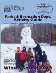 pages 3-5 Program Guide - City of Muskego