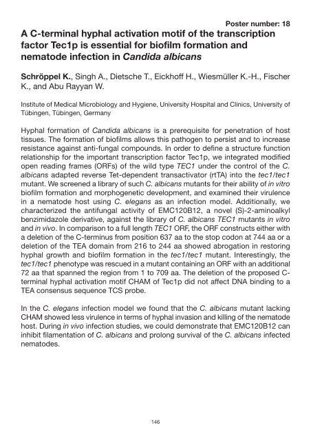 Candida Infection Biology â€“ fungal armoury, battlefields ... - FINSysB