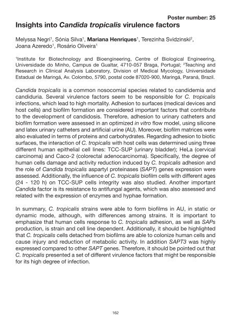 Candida Infection Biology â€“ fungal armoury, battlefields ... - FINSysB