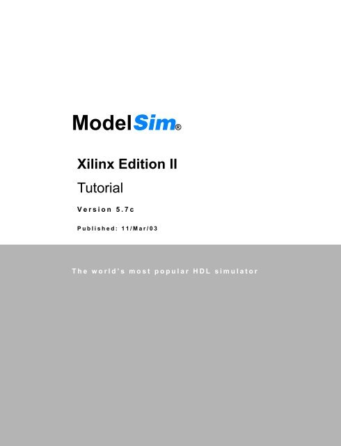 modeltech modelsim modeltech modelsim