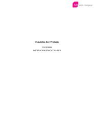 Revista de Prensa - Universidad Camilo JosÃ© Cela