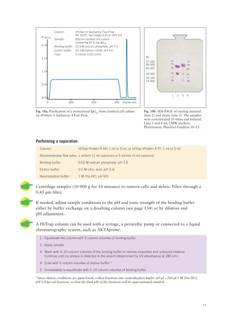 Affinity Chromatography - Department of Molecular and Cellular ...