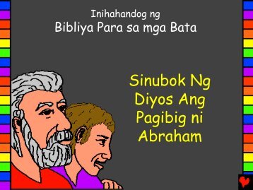 God Tests Abrahams Love Tagalog - Bible for Children