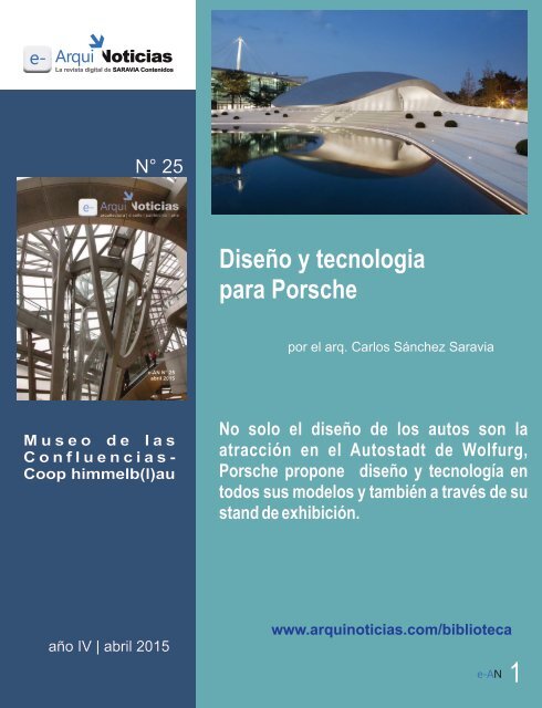 Diseño y tecnología para Porsche por el arq. Carlos Sánchez Saravia