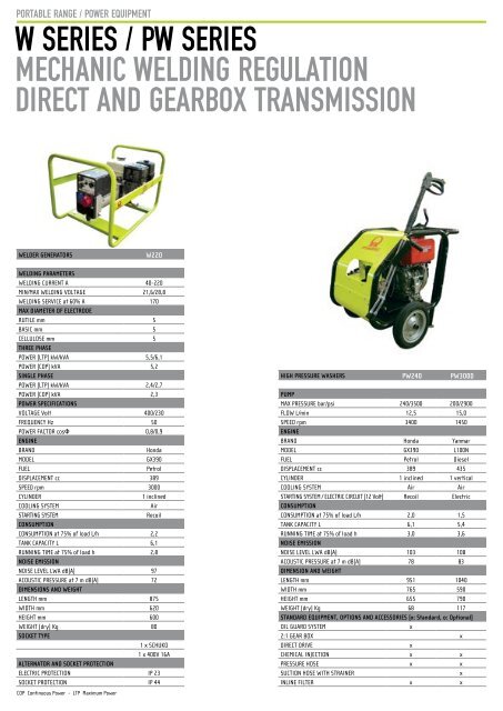 Catalog grupuri electrogene PRAMAC