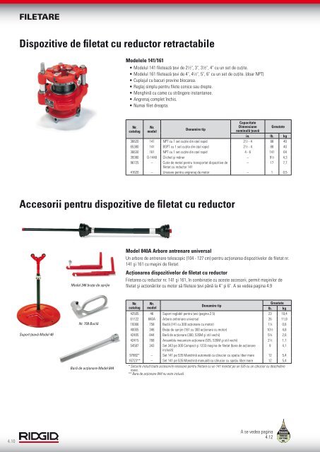 RIDGID - Catalog - 2013 (RO)