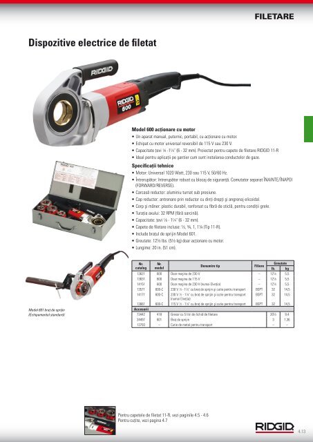 RIDGID - Catalog - 2013 (RO)