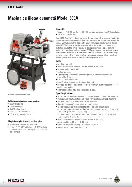 RIDGID - Catalog - 2013 (RO)