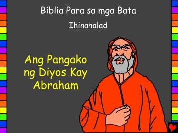 Gods Promise to Abraham Tagalog PDA - Bible for Children