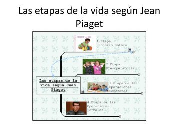 Las etapas de la vida según Jean Piaget