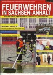 ZEITSCHRIFT FÜR DAS FEUERWEHRWESEN UND DEN BRAND- UND KATASTROPHENSCHUTZ