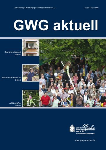 GWG aktuell - GWG Weimar