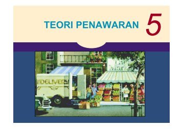 Bab 5. Teori Penawaran - Blog Bina Darma