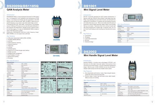 Deviser Catalogs Deviser Product Catalog - Amity Satellite Systems, Inc.
