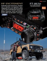 FT-857D USABACK - Yaesu.com.hk