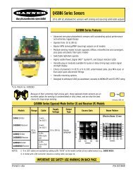 Q45BB6 Series Sensors - Machine Vision Components