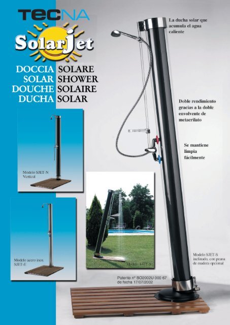 Ducha Solar Jet - Tecna