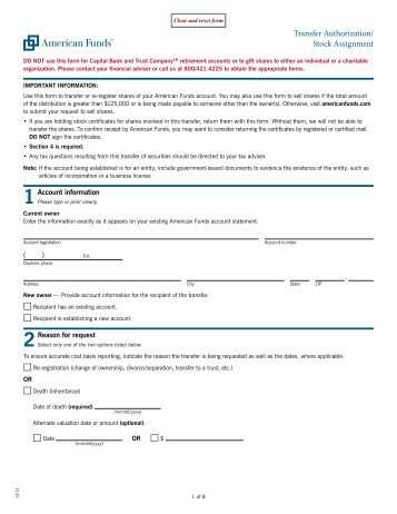 stock transfer form american funds transfer form