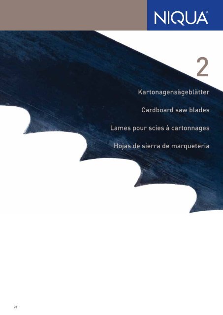 Katalog Holz (PDF) - Niqua GmbH