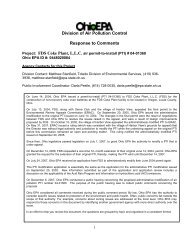 Division of Air Pollution Control Response to Comments - Ohio EPA ...