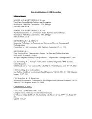 List of publications of CH Sieverding - the von Karman Institute for ...