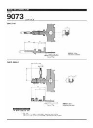 9073 Series Catalog Drawing - KYOCERA Connector Products