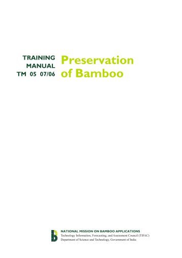 Preservation of Bamboo