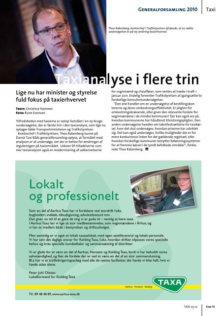 Tilfredse danskere giver taxien topkarakter side 6 - Dansk Taxi Råd