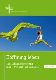 Hoffnung leben - Evangelisches Allianzhaus