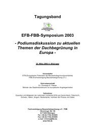 Tagungsband EFB-FBB-Symposium 2003 - Fachvereinigung ...