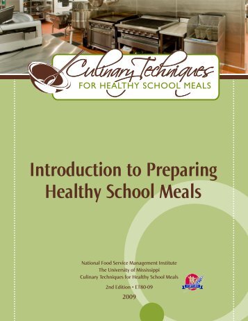 Introduction to Preparing Healthy School Meals - National Food ...